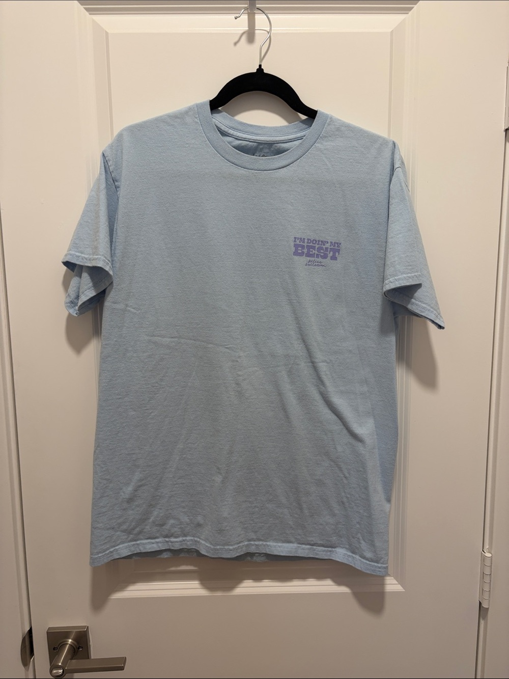 Kelsea Ballerini Doin’ My Best Blue Graphic Crewneck Tee